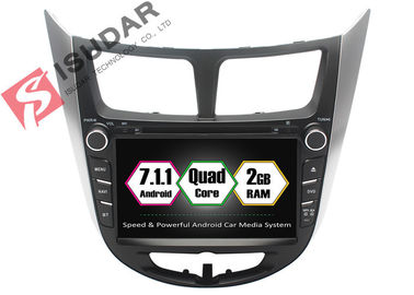 Rockchip PX3 7 Duim 2 de Autodvd Speler van DIN Android voor Hyundai Verna/Accent/Solaris